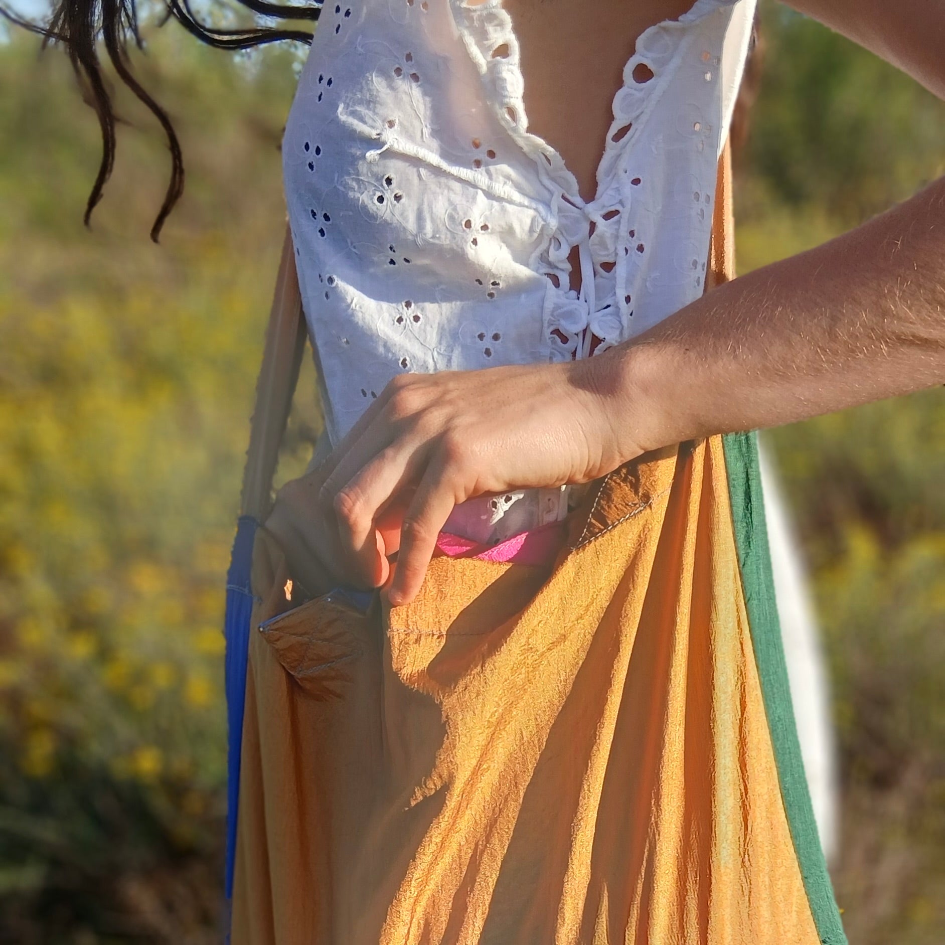 Foldable Eco Shopper Bag | Upcycled Parachute Silk