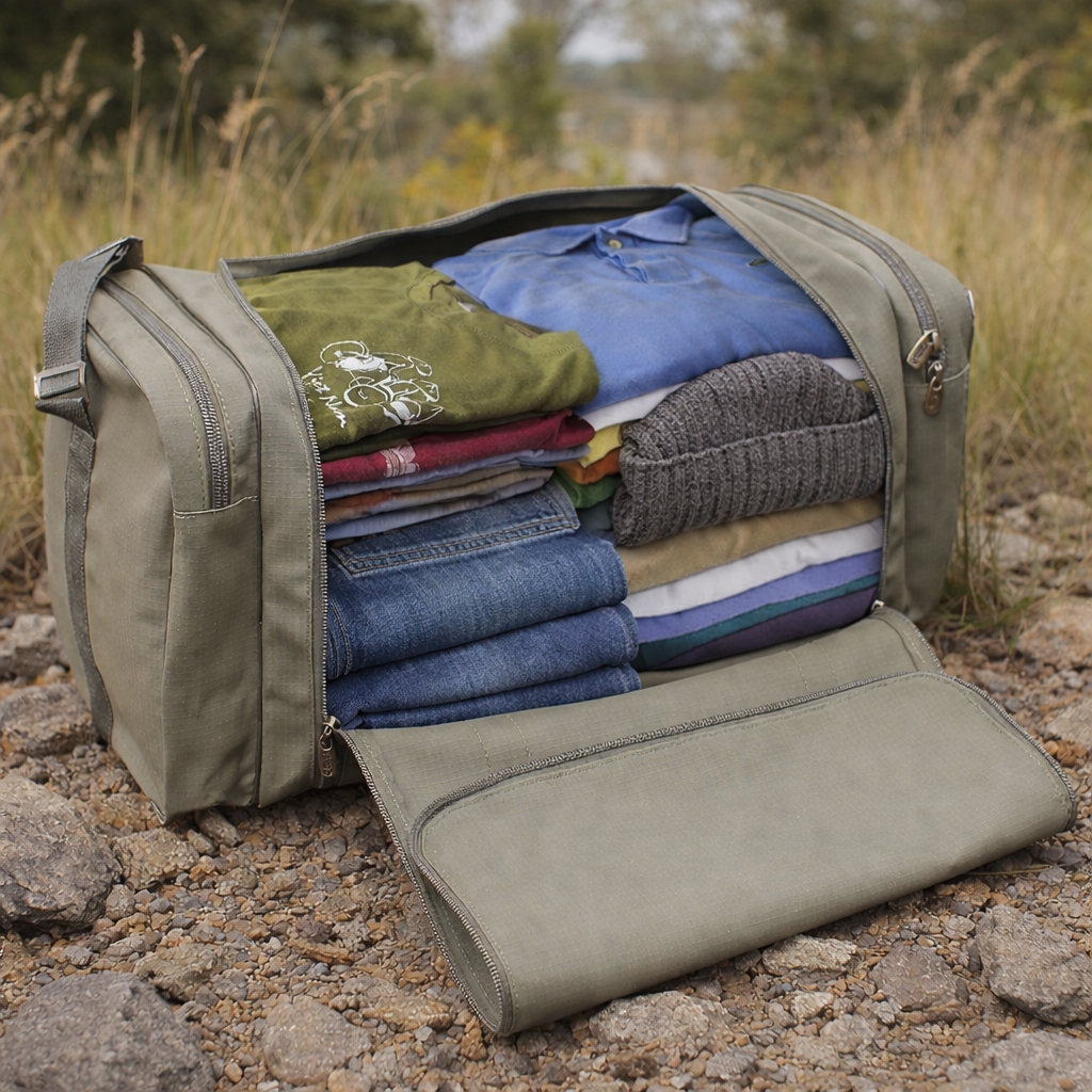 DeLuxe Canvas Duffel 60L