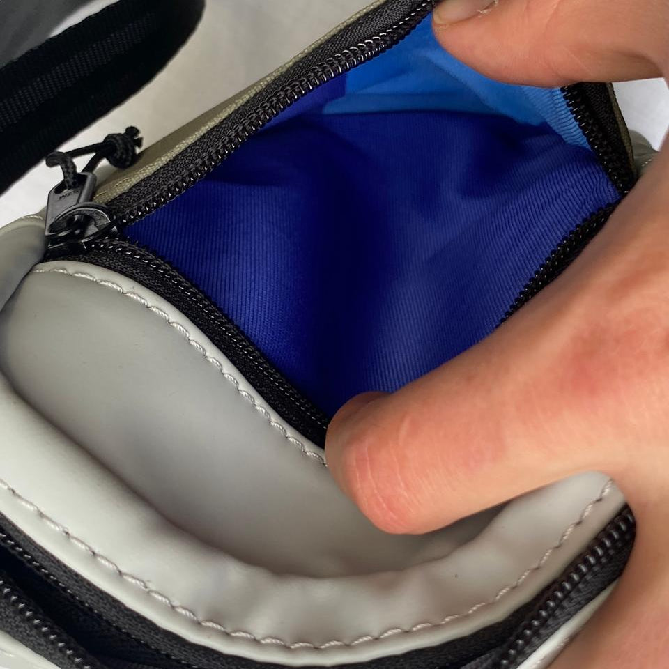 Repurposed Vinyl Cossbody Bag