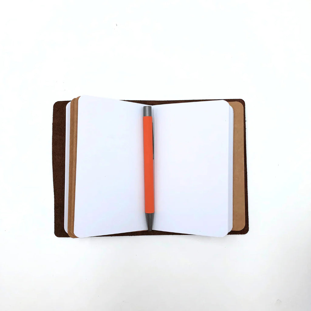 Rustik leather pocket journal - Field edition