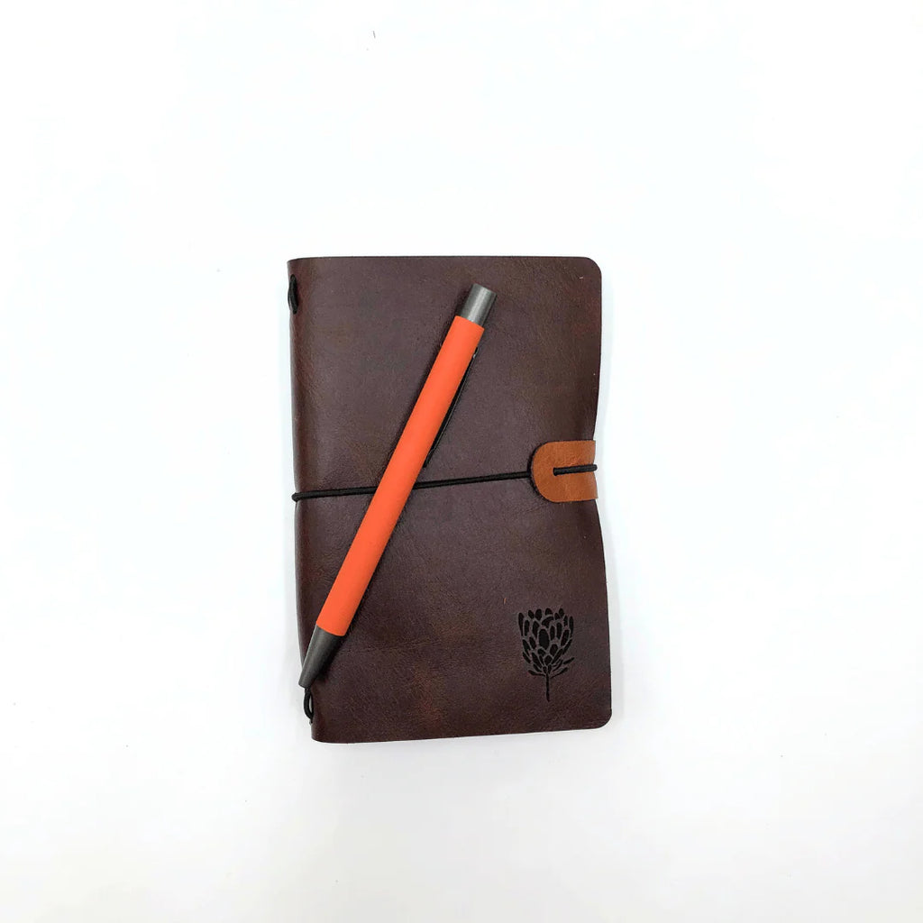 Rustik leather pocket journal - Field edition