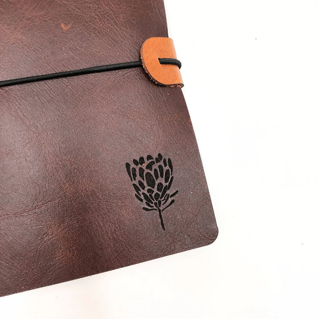 Rustik leather pocket journal - Field edition