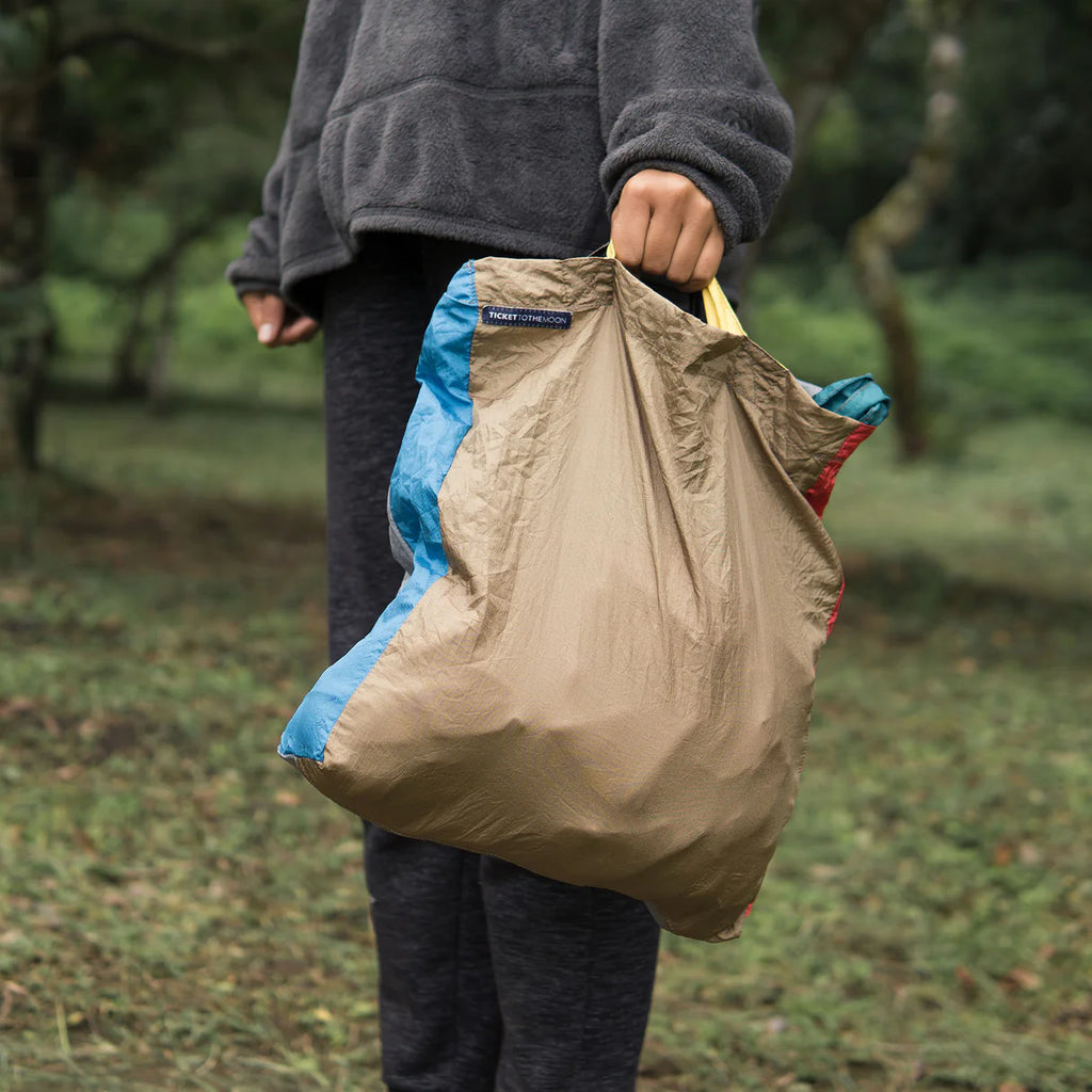 Foldable Eco Shopper Bag | Upcycled Parachute Silk