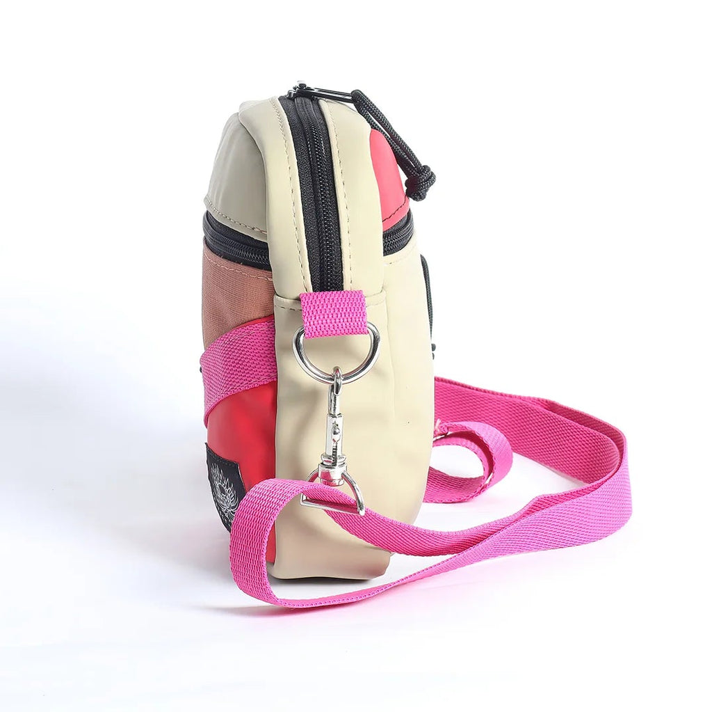 Repurposed Vinyl Cossbody Bag