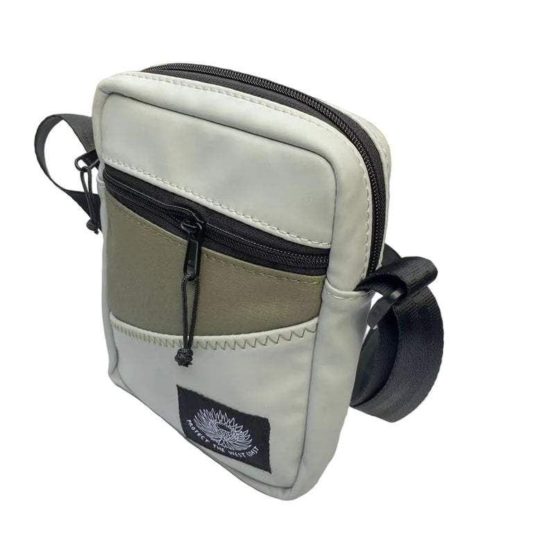 Small beige crossbody bag 
